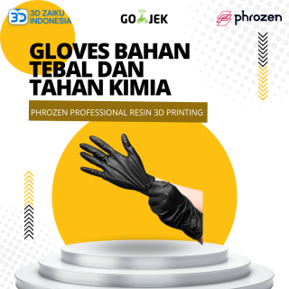 Original Phrozen Professional Resin 3D Printing Gloves Bahan Tebal dan Tahan Kimia